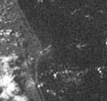 Expanded view of GOES image