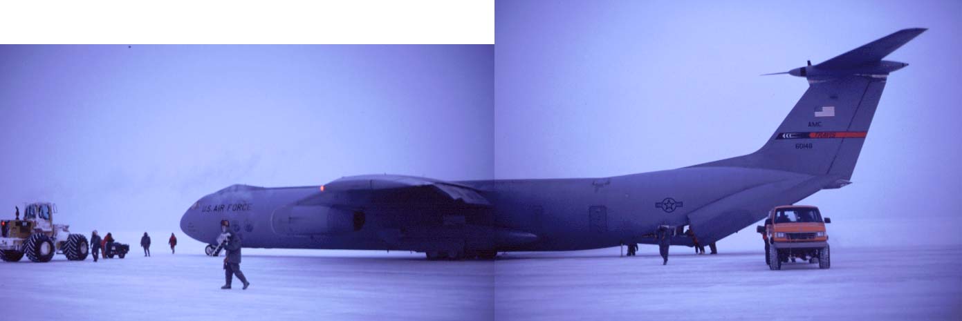 C-141 on Ice Runway
